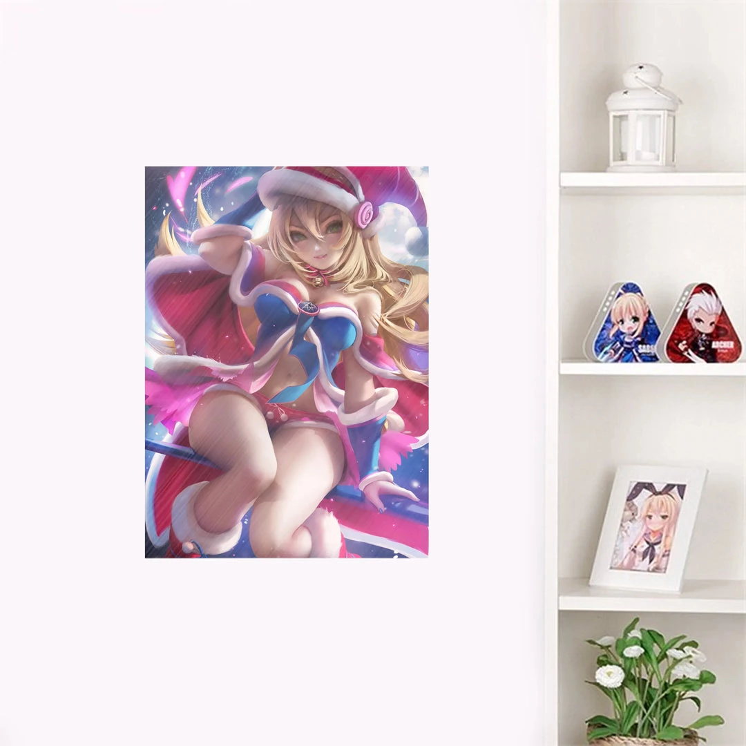 Mily Lifestyle Yu-Gi-Oh! Christmas Dark Magician Girl Pin Up "11 X 17" Aluminum Art Print 6 Mily Lifestyle Yu-Gi-Oh! Christmas Dark Magician Girl Pin Up "11 X 17" Aluminum Art Print