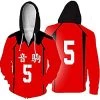Mily Haikyu!! Kenma Kozume #5 Zip Up Hoodie 2 Mily Haikyu!! Kenma Kozume #5 Zip Up Hoodie