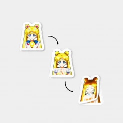 Mily Home Décor Sailor Moon Princess Serenity Lenticular Sticker