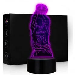 Mily Sports Kobe Bryant Shooting Acrylic LED Lamp Figures