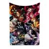 Mily Demon Slayer Character Collage Throw Blanket Lifestyle