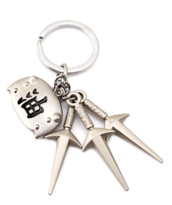 Mily Naruto Jiraiya Headband And Minato Kunai Metal Keychain Accessories 3 Mily Naruto Jiraiya Headband And Minato Kunai Metal Keychain Accessories