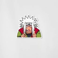 Mily Home Décor Naruto Jiraiya Faces Lenticular Sticker