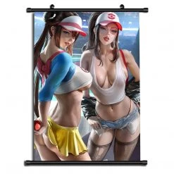 Mily Pokemon Rosa & Hilda 23 X 36 Inch Wall Scroll Poster
