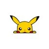 Mily Pokemon Pikachu Peeker Sticker
