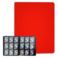 Mily TCG Supplies Totem World Red Stitched 9-Pocket Binder