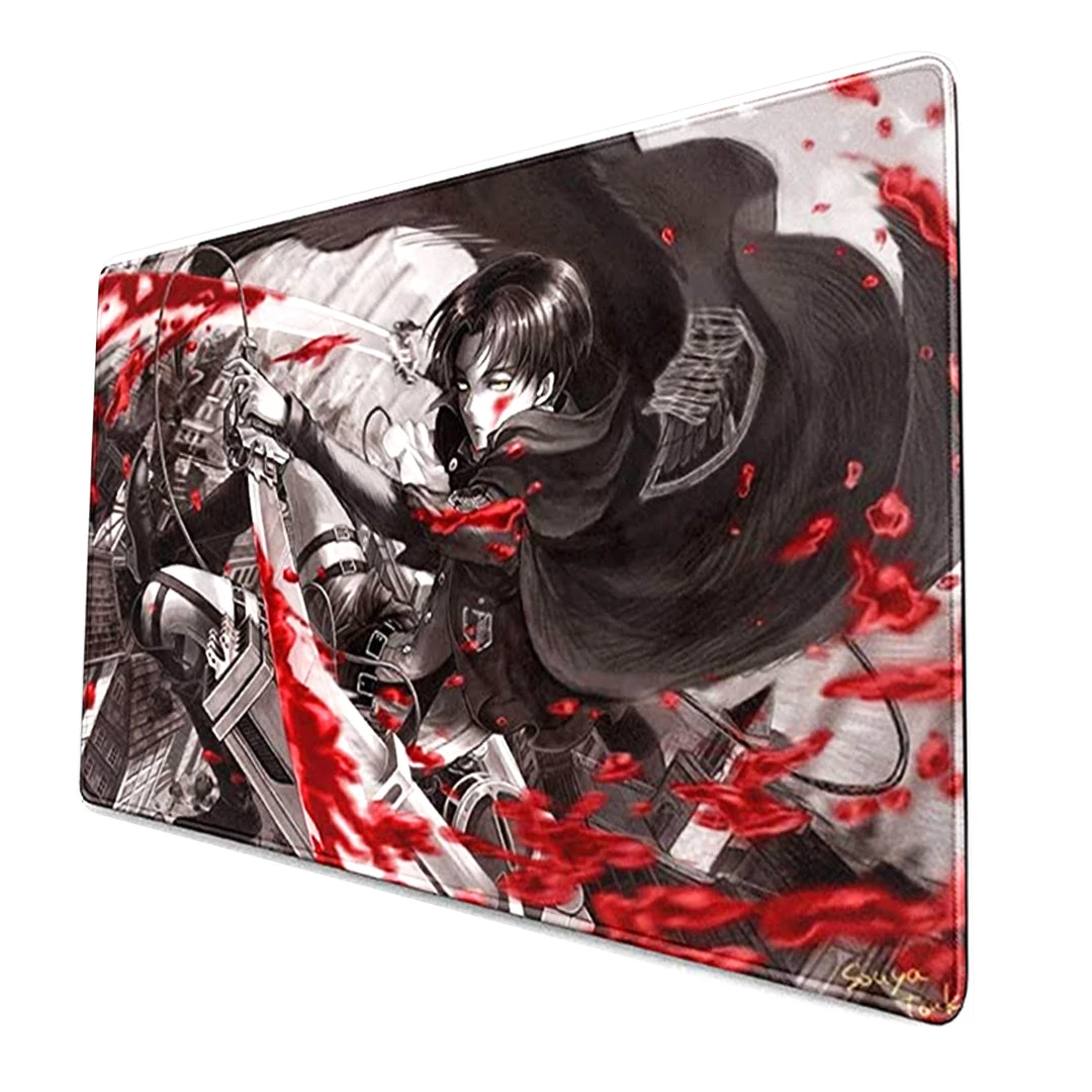 Mily Attack On Titan Levi Playmat TCG Supplies 3 Mily Attack On Titan Levi Playmat TCG Supplies