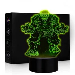 Mily Marvel Hulk Acrylic LED Lamp Figures