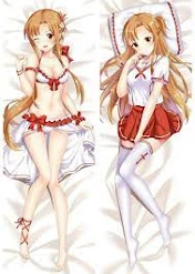 Mily Sword Art Online Asuna Bikini And School Uniform Body Pillow Cover