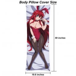 Mily High School DxD Rias Gremory Bunny Body Pillow Cover Lifestyle