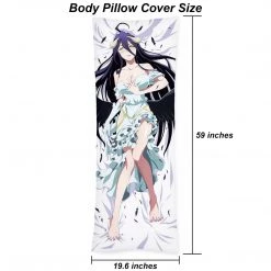 Mily Overlord Albedo Feathers Body Pillow Cover Lifestyle