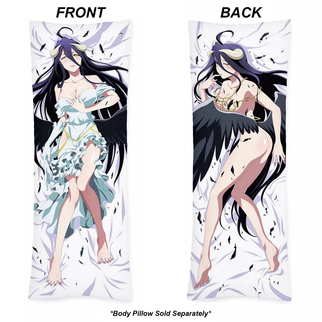 Mily Overlord Albedo Feathers Body Pillow Cover Lifestyle 5 Mily Overlord Albedo Feathers Body Pillow Cover Lifestyle