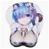 Mily Re:Zero Rem Cat Oppai Mouse Pad