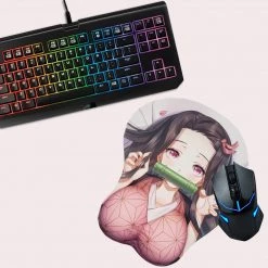 Mily Demon Slayer Nezuko Oppai Mouse Pad