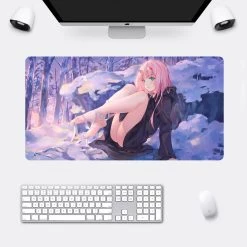 Mily TCG Supplies Darling In The FranXX Zero Two Snow Playmat 12 Mily TCG Supplies Darling In The FranXX Zero Two Snow Playmat
