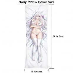 Mily Lifestyle High School DxD Rossweisse Neko Body Pillow Cover