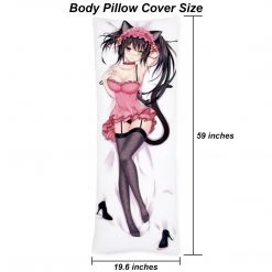 Mily Lifestyle Date A Live Kurumi Tokisaki Body Pillow Cover