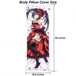 Mily Lifestyle Date A Live Kurumi Tokisaki Body Pillow Cover