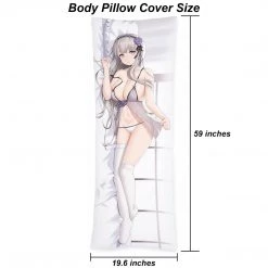 Mily Azur Lane Indomitable Body Pillow Cover