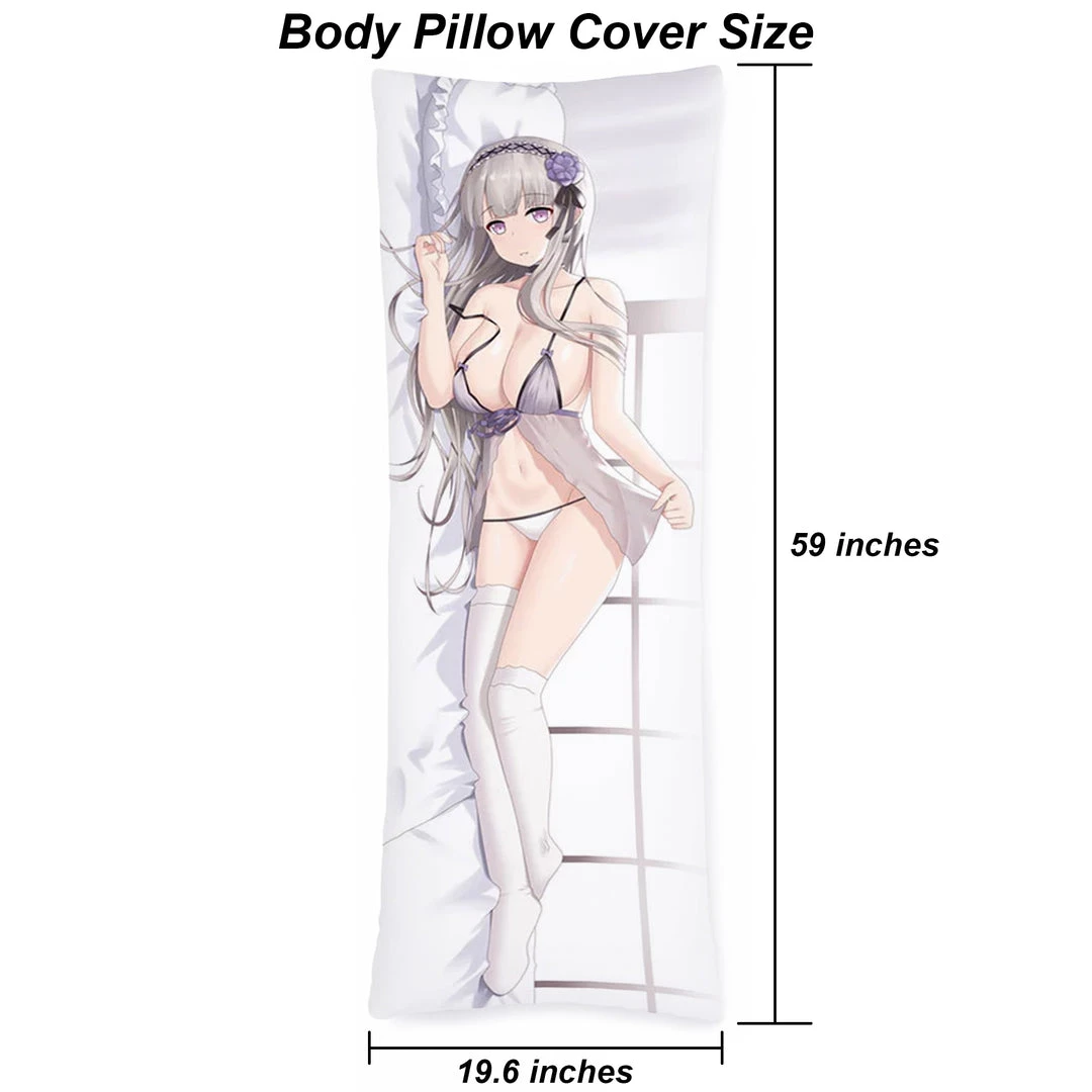 Mily Azur Lane Indomitable Body Pillow Cover 4 Mily Azur Lane Indomitable Body Pillow Cover