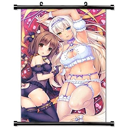 Mily Nekopara Azuki & Coconut 23 X 36 Inch Wall Scroll Poster Home Décor 3 Mily Nekopara Azuki & Coconut 23 X 36 Inch Wall Scroll Poster Home Décor