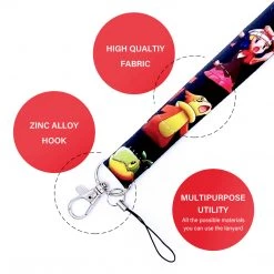 Mily Pokémon Mixed Pokémon Black Lanyard