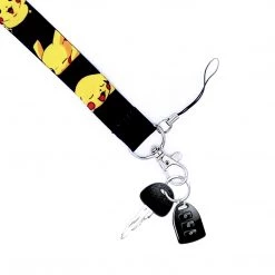 Mily Pokémon Pikachu Poses Black Lanyard Accessories