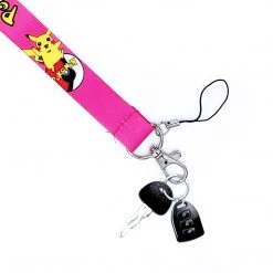 Mily Accessories Pokémon Pikachu Pink Lanyard