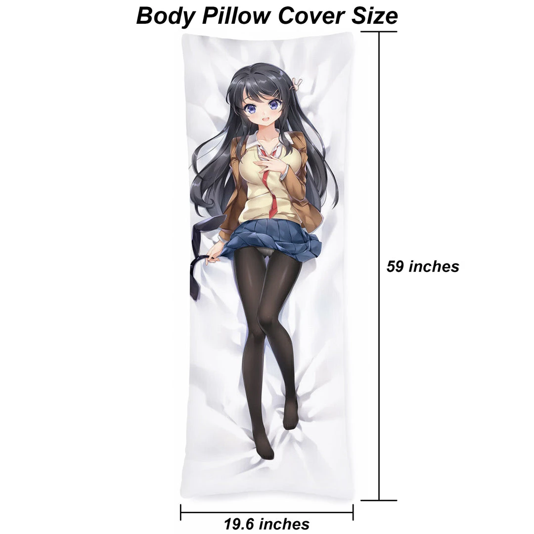 Mily Lifestyle Rascal Does Not Dream Of Bunny Girl Senpai Mai Sakurajima Body Pillow Cover 4 Mily Lifestyle Rascal Does Not Dream Of Bunny Girl Senpai Mai Sakurajima Body Pillow Cover
