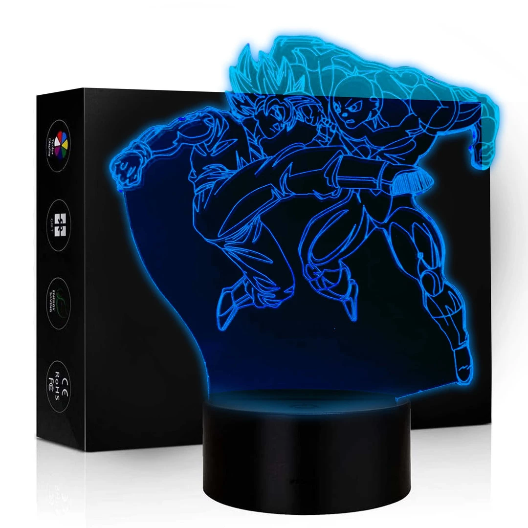 Mily Dragon Ball Goku VS Jiren Acrylic LED Lamp 3 Mily Dragon Ball Goku VS Jiren Acrylic LED Lamp