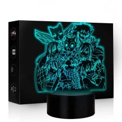 Mily Fairy Tail Characters Acrylic LED Lamp
