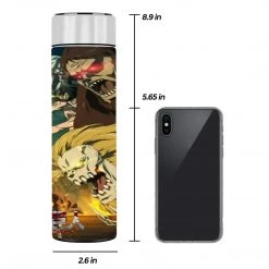 Mily Attack On Titan Final Season Promo Art Temperature Display Thermal Bottle Lifestyle