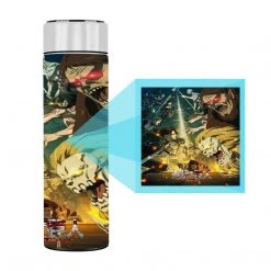 Mily Attack On Titan Final Season Promo Art Temperature Display Thermal Bottle Lifestyle