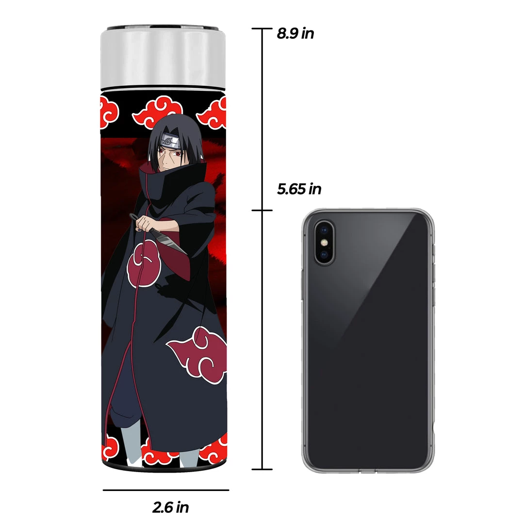 Mily Naruto Itachi Uchiha Temperature Display Thermal Bottle 4 Mily Naruto Itachi Uchiha Temperature Display Thermal Bottle