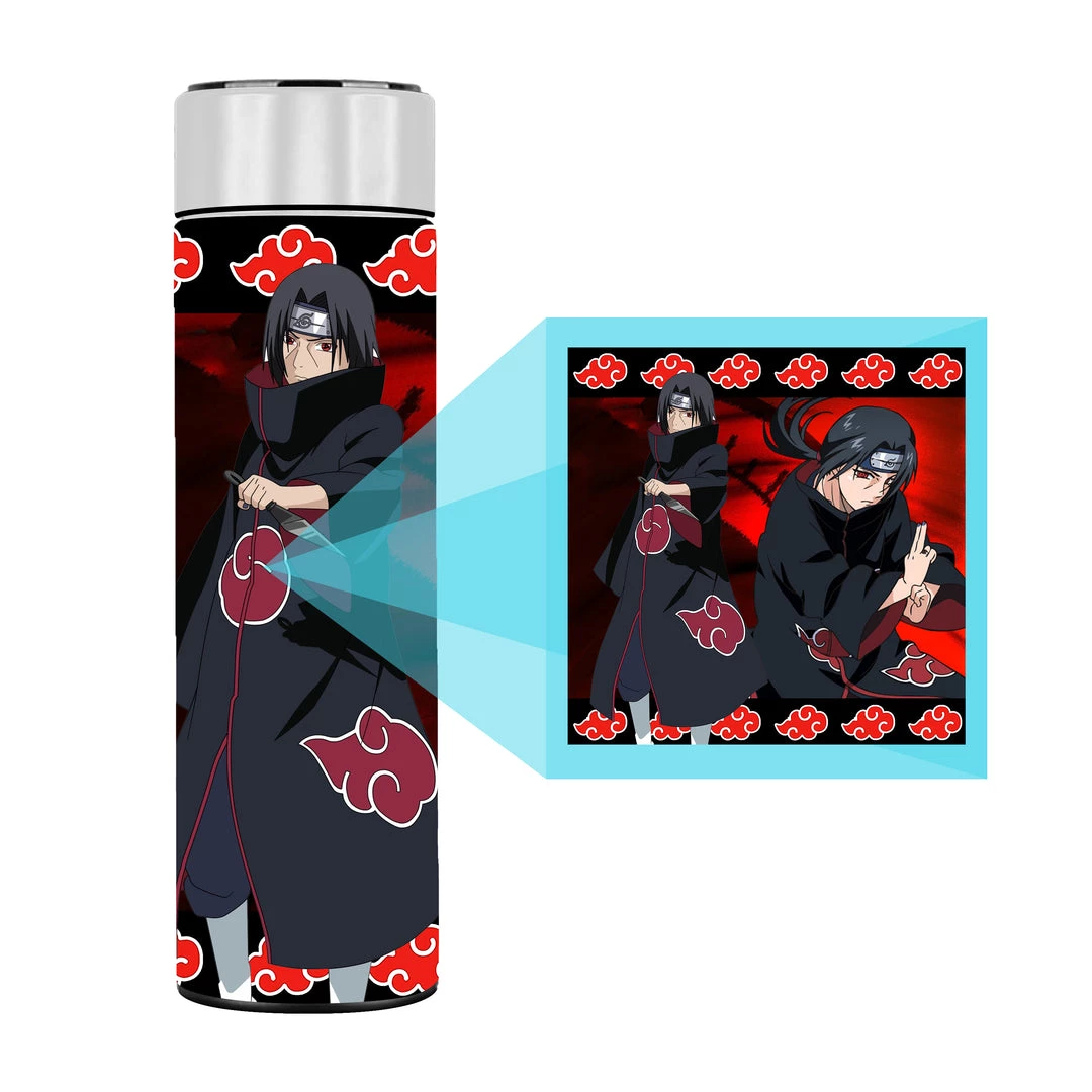 Mily Naruto Itachi Uchiha Temperature Display Thermal Bottle 5 Mily Naruto Itachi Uchiha Temperature Display Thermal Bottle