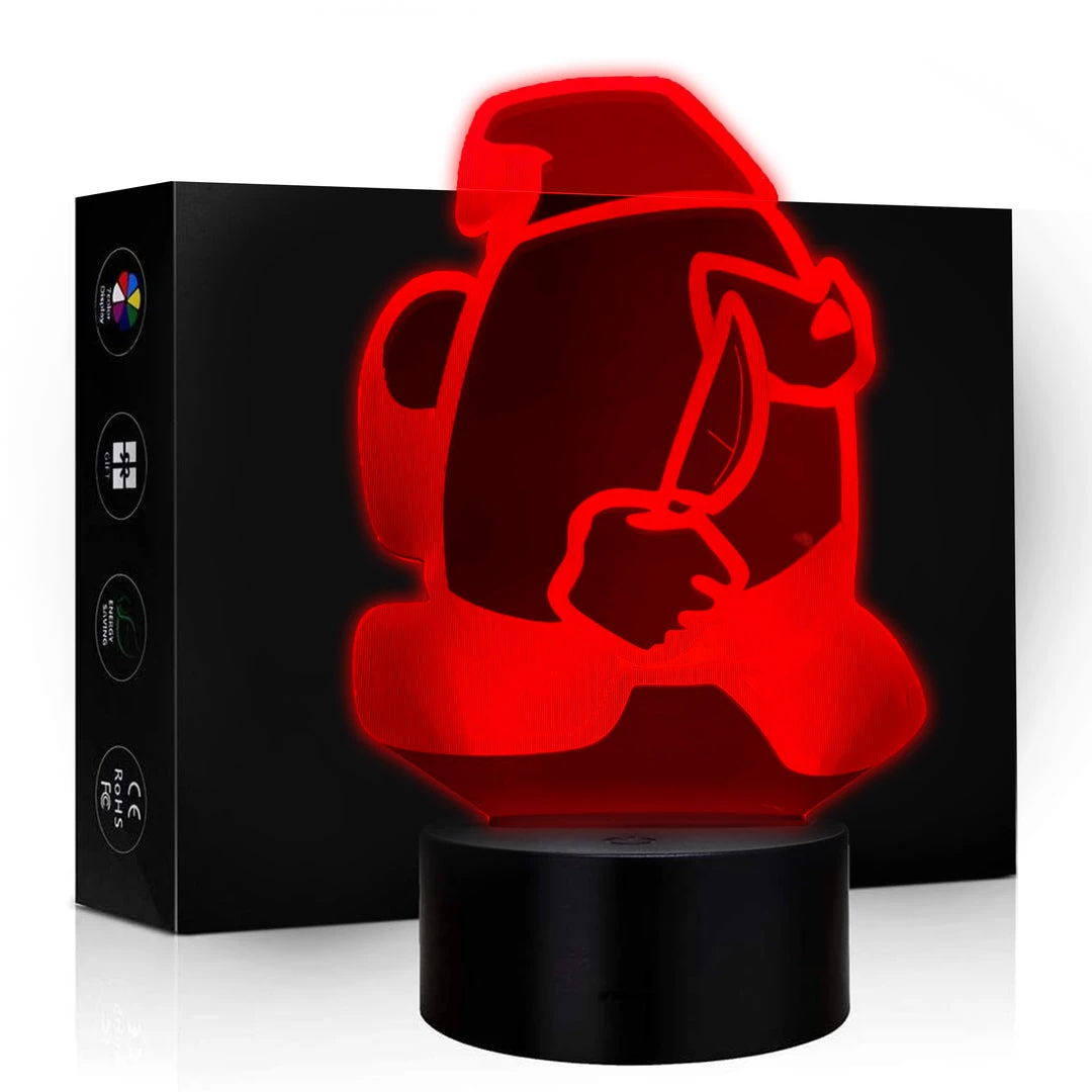 Mily Figures Among Us Imposter Running Acrylic LED Lamp DISCONTINUED 3 Mily Figures Among Us Imposter Running Acrylic LED Lamp DISCONTINUED