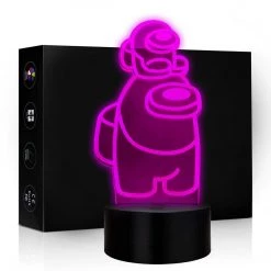 Mily Among Us Crewmate W/ Mini Acrylic LED Lamp DISCONTINUED