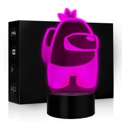Mily Among Us Crewmate W/ Crown Acrylic LED Lamp DISCONTINUED Figures
