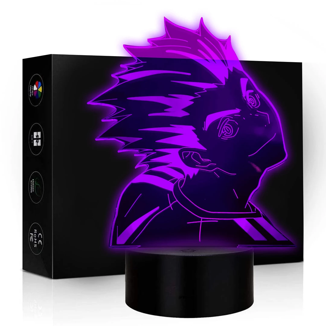 Mily Haikyu!! Bokuto Looking Back Acrylic LED Lamp Figures 3 Mily Haikyu!! Bokuto Looking Back Acrylic LED Lamp Figures