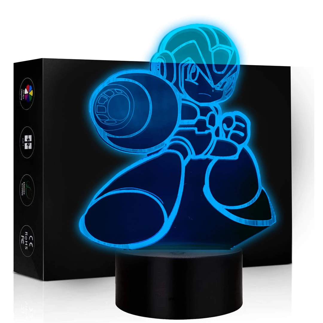 Mily Megaman Acrylic LED Lamp Figures 3 Mily Megaman Acrylic LED Lamp Figures