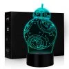 Mily Star Wars BB-8 Acrylic LED Lamp Figures