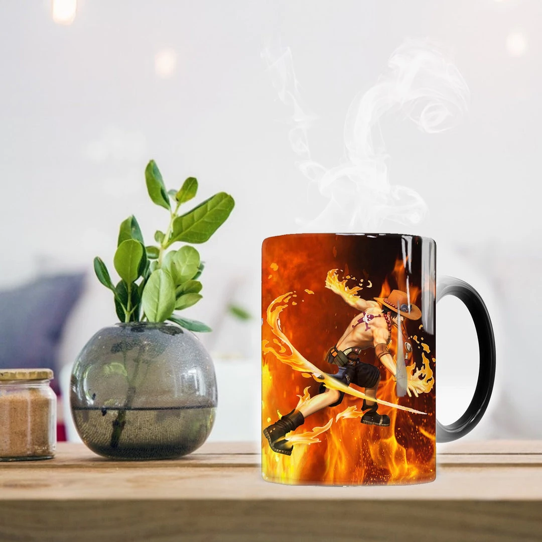Mily One Piece Ace Luffy Zoro Heat Reveal Mug Lifestyle 5 Mily One Piece Ace Luffy Zoro Heat Reveal Mug Lifestyle