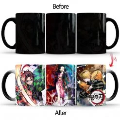 Mily Lifestyle Demon Slayer Tanjiro Nezuko Zenitsu Heat Reveal Mug