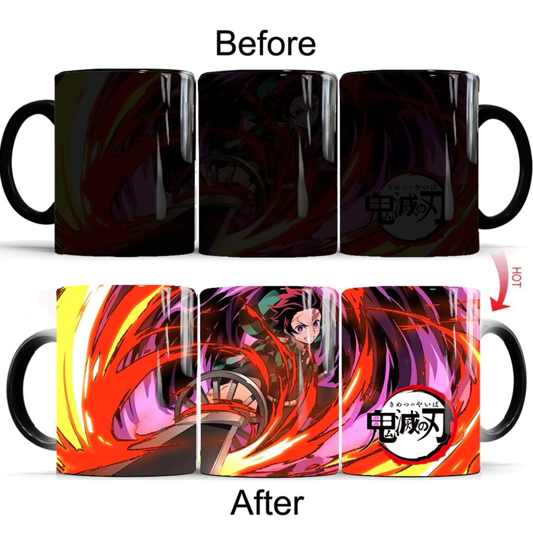 Mily Lifestyle Demon Slayer Tanjiro Hinokami Kagura Heat Reveal Mug 4 Mily Lifestyle Demon Slayer Tanjiro Hinokami Kagura Heat Reveal Mug