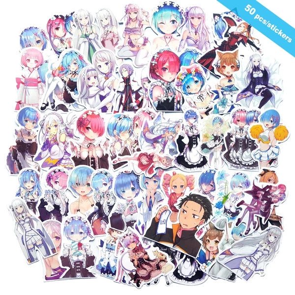 Mily Re:Zero Sticker Pack 50PC Assortment Home Décor 3 Mily Re:Zero Sticker Pack 50PC Assortment Home Décor