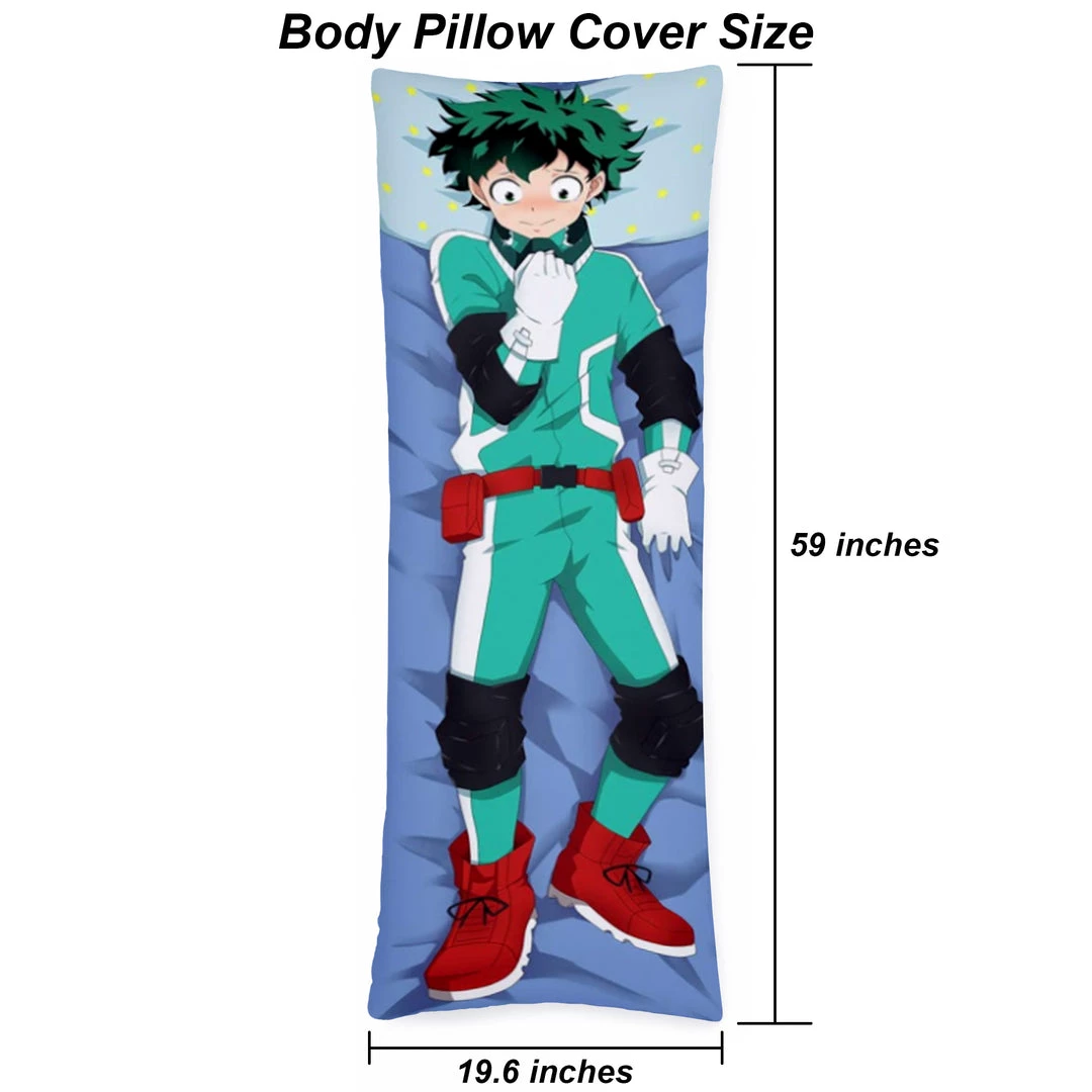 Mily Lifestyle My Hero Academia Izuku Midoriya Body Pillow Cover 4 Mily Lifestyle My Hero Academia Izuku Midoriya Body Pillow Cover