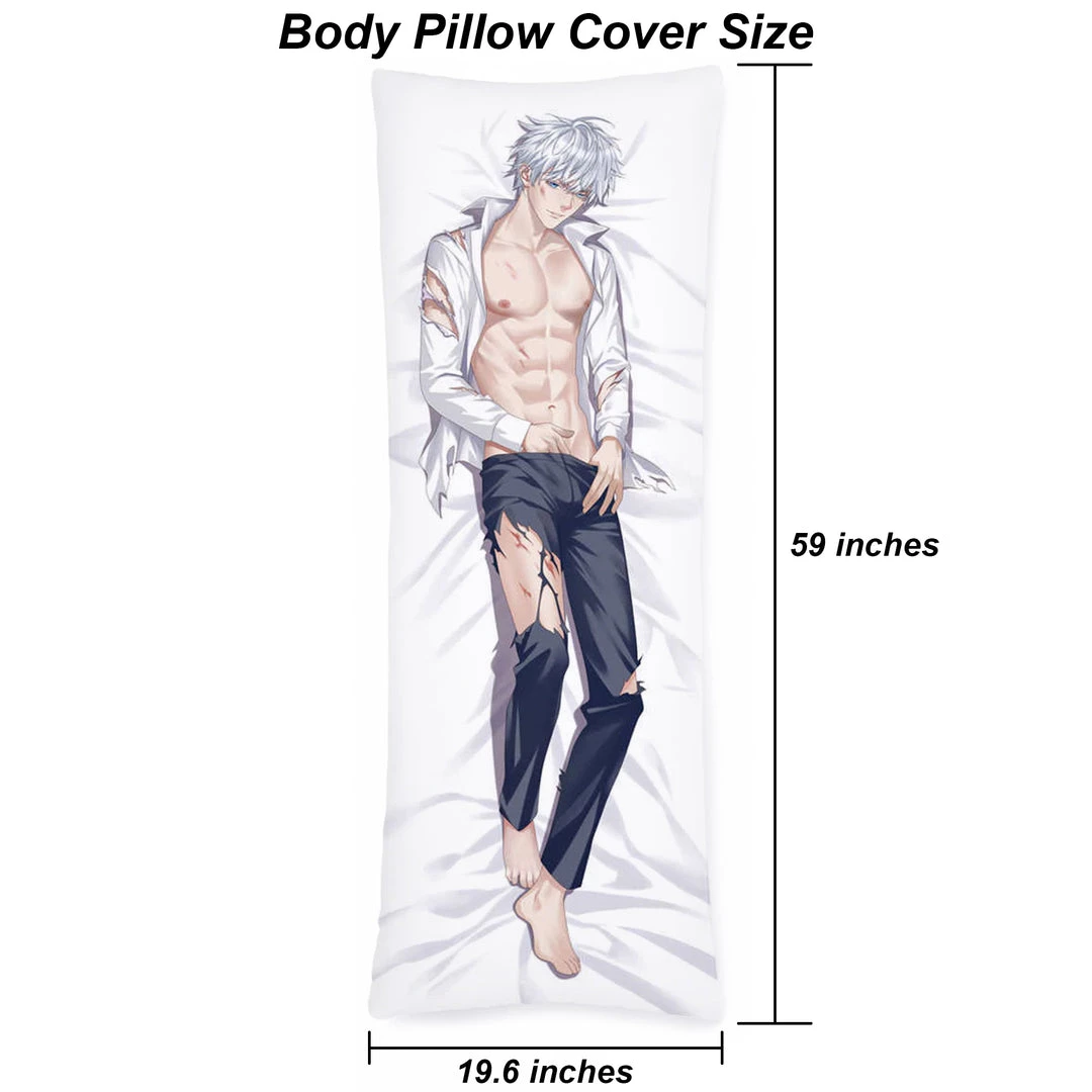 Mily Jujutsu Kaisen Gojo Satoru Body Pillow Cover 4 Mily Jujutsu Kaisen Gojo Satoru Body Pillow Cover