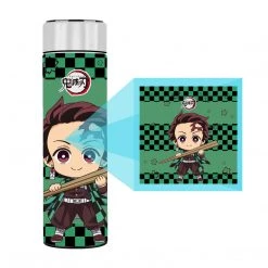 Mily Demon Slayer Chibi Tanjiro Temperature Display Thermal Bottle