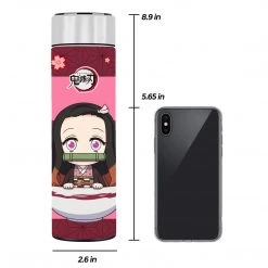 Mily Demon Slayer Chibi Nezuko Temperature Display Thermal Bottle Lifestyle