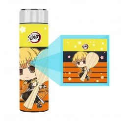Mily Lifestyle Demon Slayer Chibi Zenitsu Temperature Display Thermal Bottle